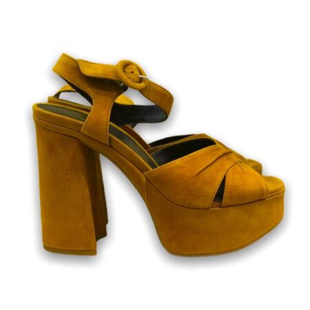 Tiffi Sandalo Donna Camoscio Cuoio