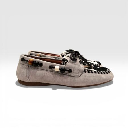 Divine Follie Mocassino donna camoscio e cavallino