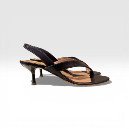 Divine Follie sandalo infradito pelle cioccolato