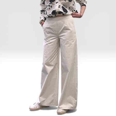 Pantalone donna largo burro