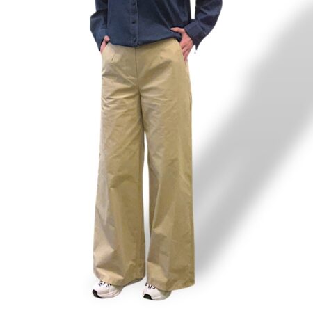 Pantalone donna largo biscotto