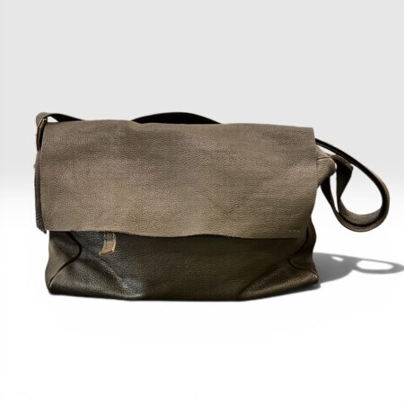 JDK Borsa Henry media in pelle verde oliva
