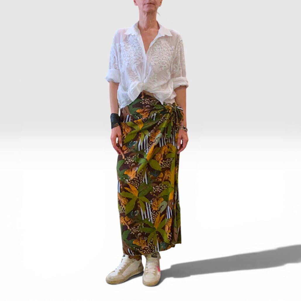 Camicia donna in cotone leggero ricami sangallo bianco - immagine 2