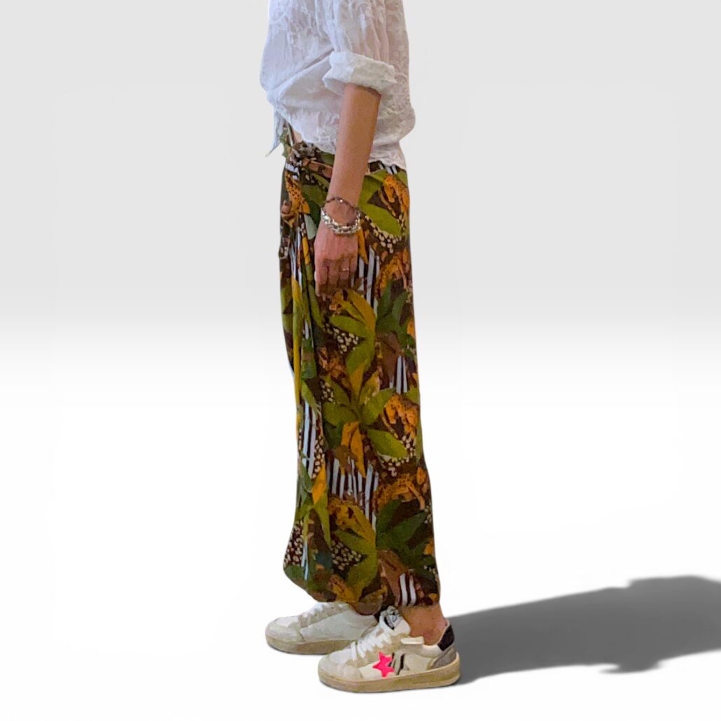 Gonna pareo donna in viscosa jungla pop - immagine 3